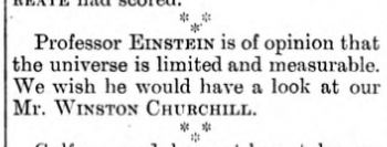 Einstein Punch March 2 1921