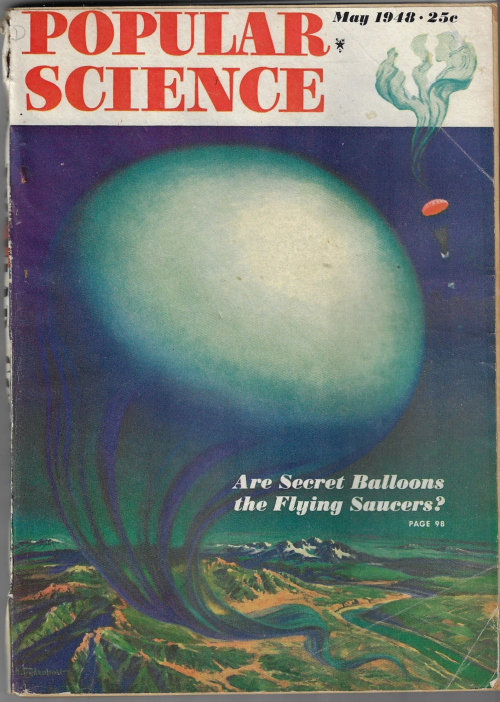 Pop Sci 1948 flying saucers