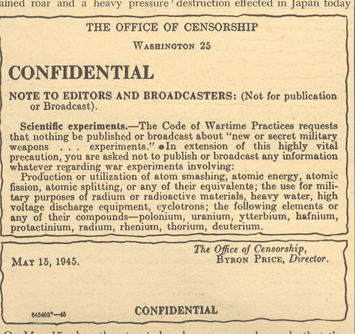 ==Blog July 26=PM cvr bomb censor