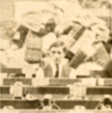 WWI photo Xmas mail detail