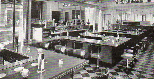 A soda fountain view 1487