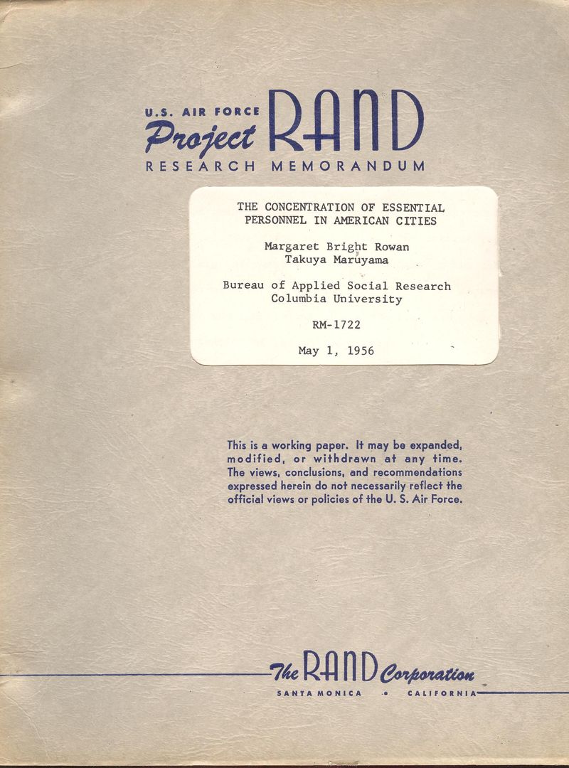 Rand report Rand report