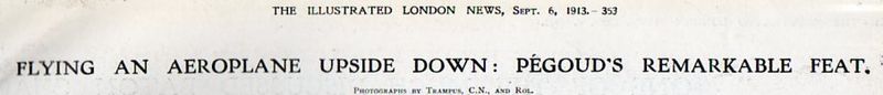 Aeroplane upside down626