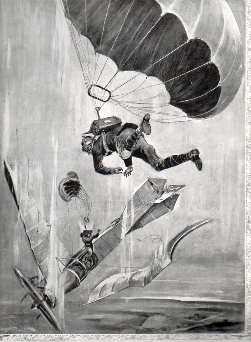 Parachute bomb454