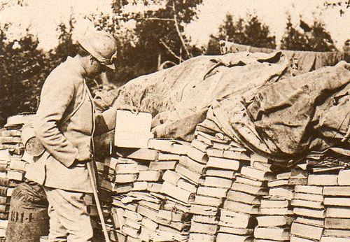 WWI photos--looted books112 WWI photos--looted books112