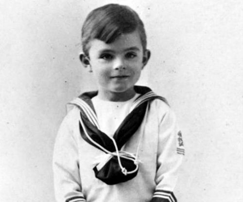 Turing as a child