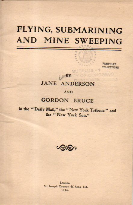 WWI Pamphlet Female727