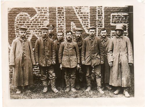 WWI photo--german prisoners WWI photo--german prisoners
