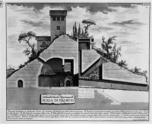 Piranesi alessandro severo tomb