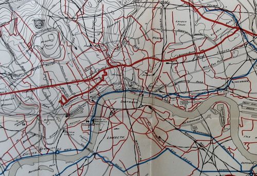 London Map Sewer detail