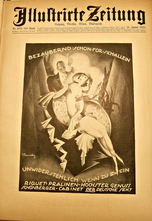 German graphics riquet pralinen