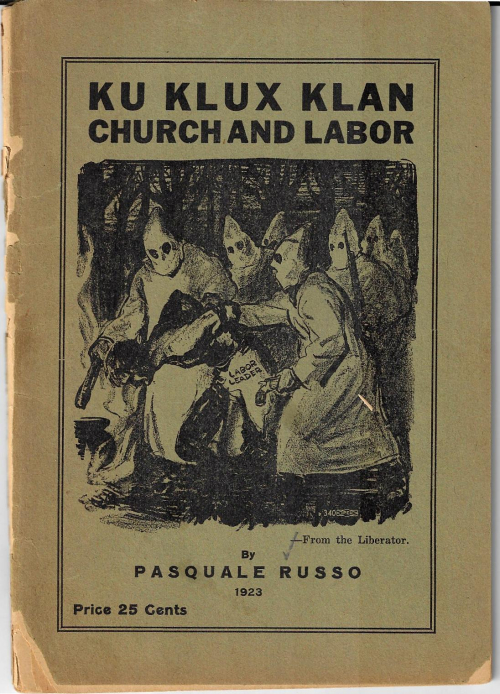 KKK Church and Labor 1923 KKK Church and Labor 1923