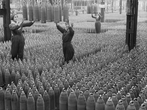 WWI shells canary girls
