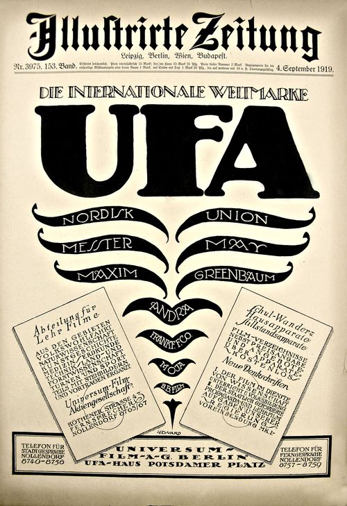German design 1919 UFA