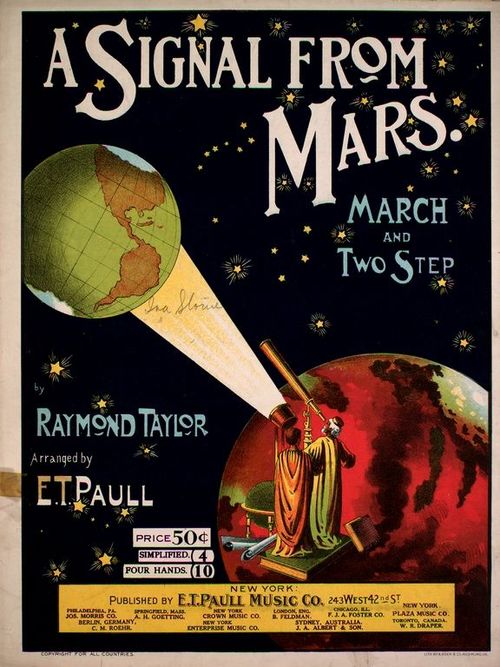 Mars, signal from