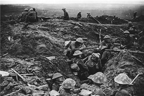 WWI Project Trench photo rough condition