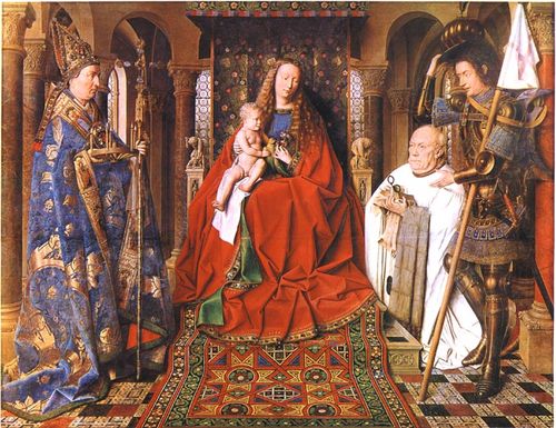 Van Eyck virgin of the canon