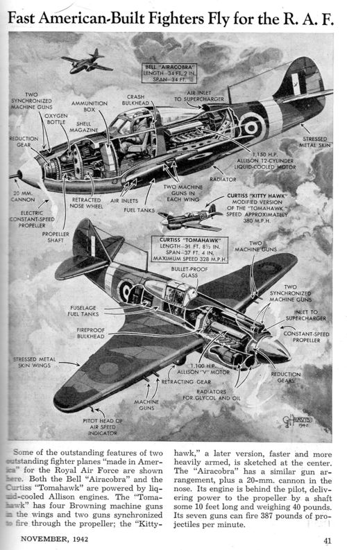 WWII american built fighters384