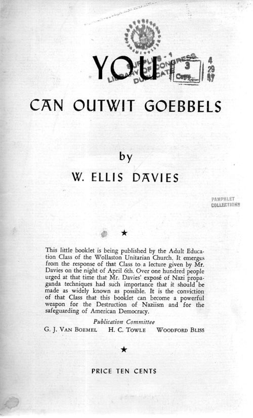 You can outwit goebbels 415