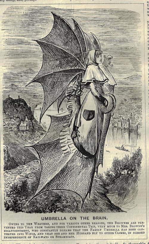 Punch umbrella flight