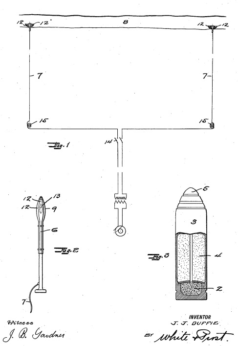 WWI trench electrocution detail