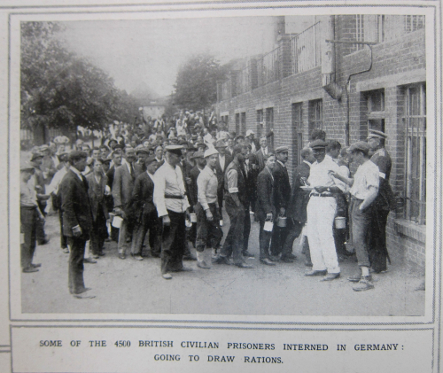 WWI POW civilians Ruhleben _2_ detail WWI POW civilians Ruhleben _2_ detail