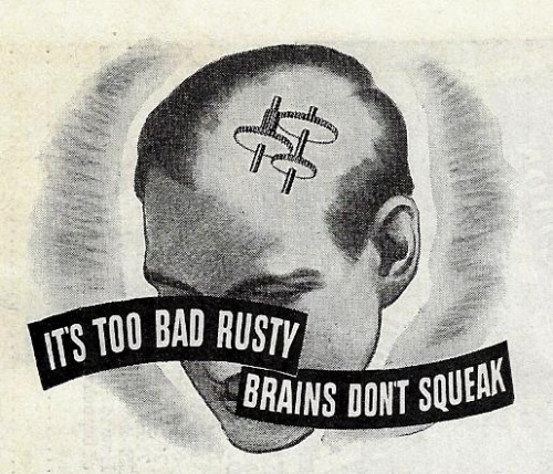 Robot brain few gears Pop Mech 1936