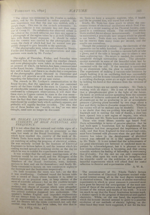 Tesla 1892 text