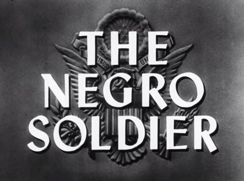 Negro soldier Negro soldier