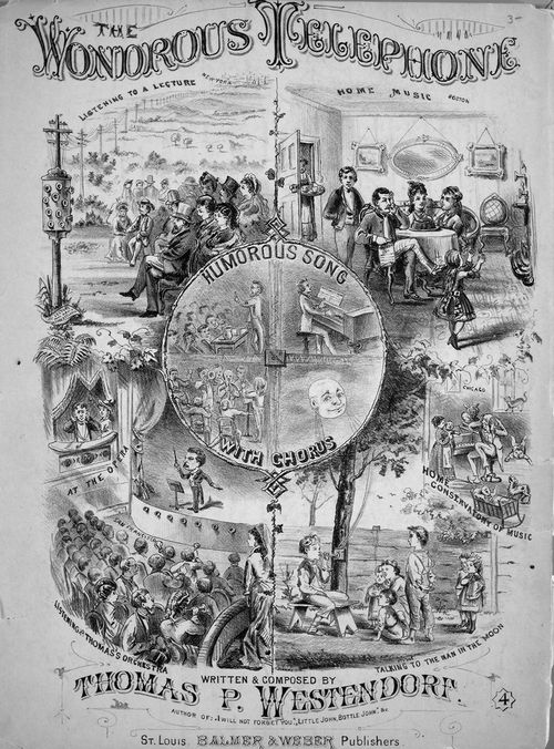 Telephone sheet music