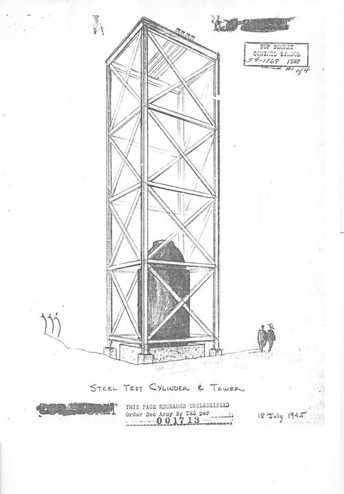 Atomic bomb tower Groves archive Atomic bomb tower Groves archive