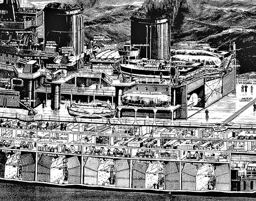 Cross section Repulse 1939 detail Cross section Repulse 1939 detail