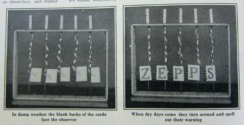 WWI Project zepp barometer 1917