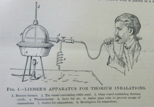Thorium inhaler