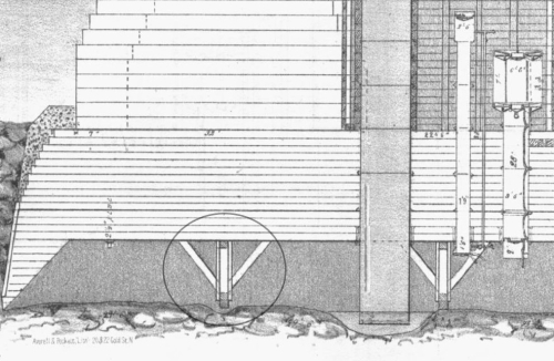 Brooklyn bridge caisson footer detail Brooklyn bridge caisson footer detail