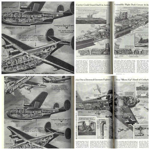 Pop Mech 1943 cross section collage Pop Mech 1943 cross section collage