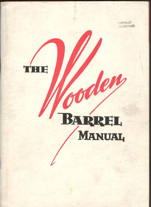 Books covers wooden barrel
