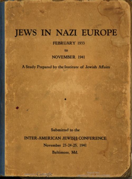 Jew in Nazi Europe 1941 Jew in Nazi Europe 1941