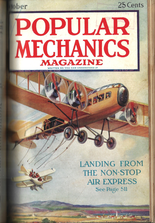 Pop Mech 1922 hang glider Pop Mech 1922 hang glider
