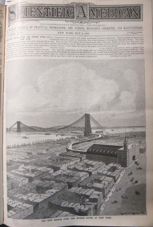 SciAm 1896 Hudson River Bridge SciAm 1896 Hudson River Bridge
