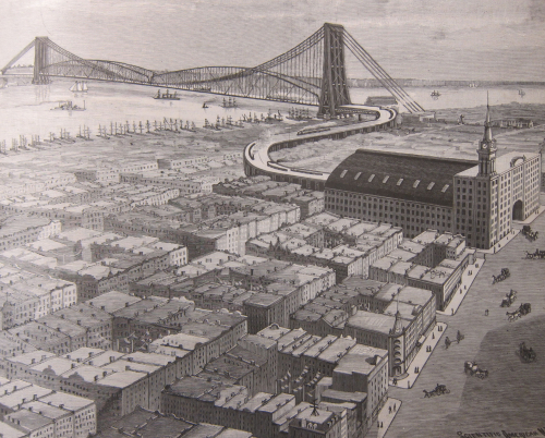 SciAm 1896 Hudson River Bridge SciAm 1896 Hudson River Bridge