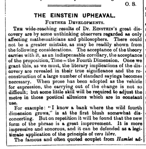 Einstein Punch March 2 1921 Einstein Punch March 2 1921