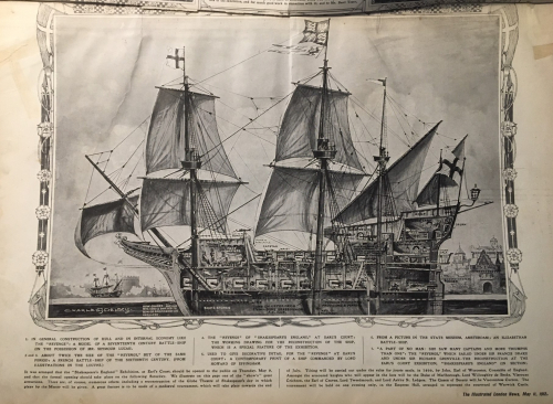 ILN 1912 Cutaway cross section REVENGE _2_