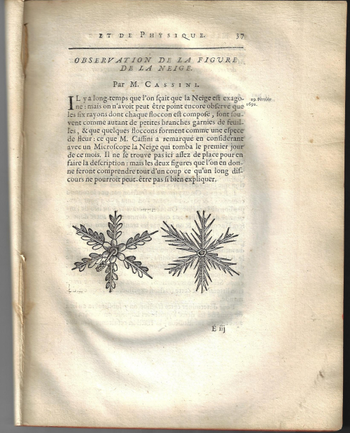 Cassini snow