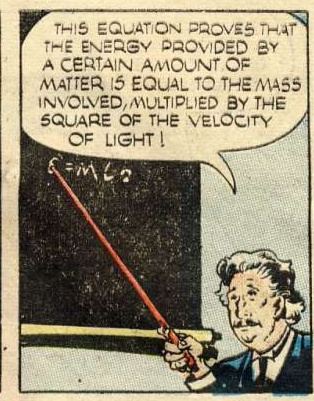 E=mc2 comic