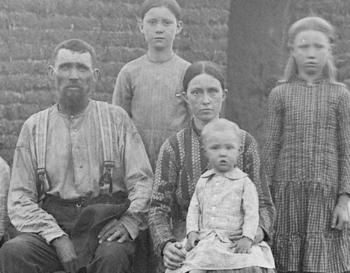 Butcher new settlers on prairie det